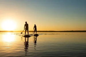 sunrise paddleboarding and meditation Mackay